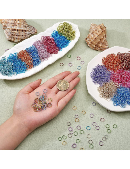 10320 Piezas Anillas de Salto de Aluminio 6MM WEWAYSMILE