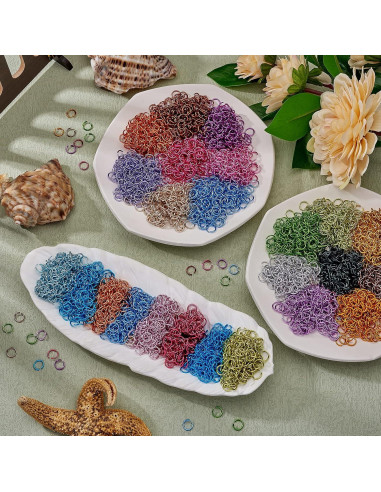 10320 Piezas Anillas de Salto de Aluminio 6MM WEWAYSMILE