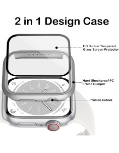 16 Carcasas Protectores para Apple Watch 38mm Bougraite 2