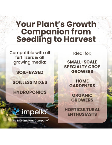 Inoculante Microbiano Orgánico Impello Tribus 1 L - Acelerador de Raíces