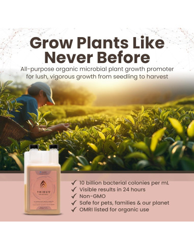 Inoculante Microbiano Orgánico Impello Tribus 1 L - Acelerador de Raíces