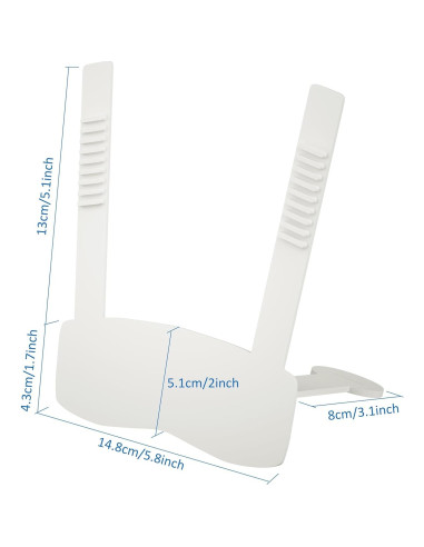 Deflector Universal de Orina TPE Blanco para Inodoro 1 pieza