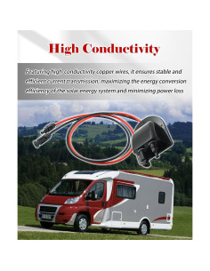 Cable Solar Extensión 0.91m Maigoo con Conectores MC4 2