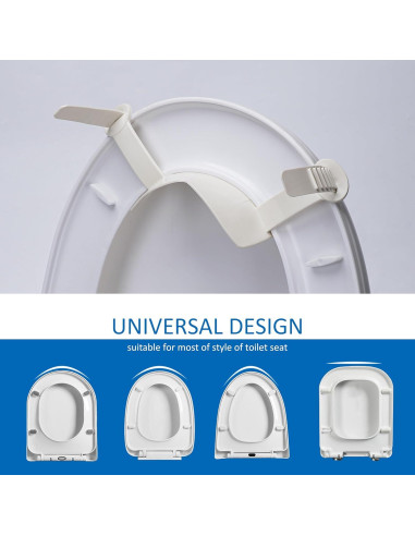 Deflector Universal de Orina TPE Blanco para Inodoro 1 pieza