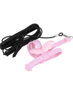 Arnés y Correa Ajustables para Aves Forzena XL Rosa 2M 2