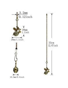 Paquete de 2 Extensores de Cadena de Tirar Vintage Hyamass 2