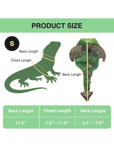 Conjunto Arnés y Correa HOKABLE para Dragón Barbudo Pequeño 2