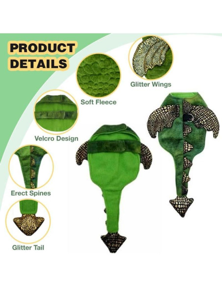 Conjunto Arnés y Correa HOKABLE para Dragón Barbudo Pequeño