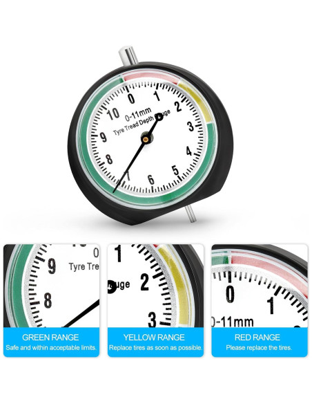 Medidor de Profundidad de Banda de Rodadura MEANLIN 2"