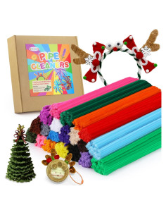 1200 Limpiapipas Gruesos Veroave Multicolor para Manualidades