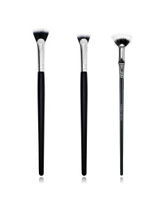 Conjunto de 3 Brochas de Fan para Pestañas Zvrlampro