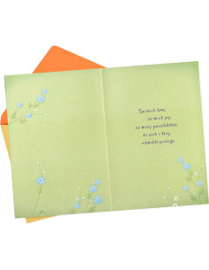 Tarjeta de Baby Shower Hallmark Animales en el Bosque 12.7x18.3cm 2