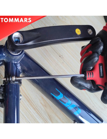 Juego de Llaves Allen T TOMMARS 9 Piezas 2-10 mm Acero S2