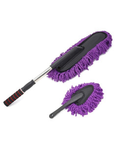 Kit de Limpieza de Coche Bargain Crusader - 2 Piezas Púrpura