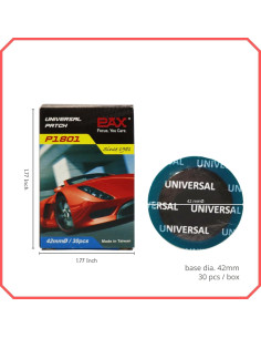Kit de Parcheo PAX 30 Pcs 42mm para Neumáticos y Tubos 2