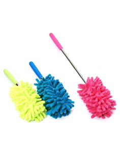 Mopa de Microfibra Telescópica Genérico 140 cm para Limpieza