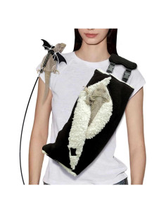 Bolsa Transportadora Ajustable Watfoon Pets para Reptiles Negro