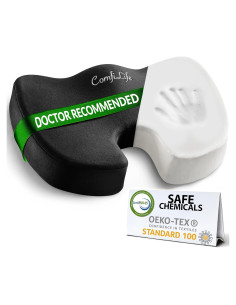 Cojín de Asiento Ortopédico ComfiLife - Espuma de Memoria 44.5x34.8cm