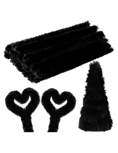 Limpiadores de Tubos Jumbo Hotop 30 Pcs 30mm Negro Manualidades