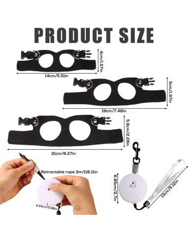 Conjunto Arnés y Correa Retráctil Dragón Barbudo Gosknor