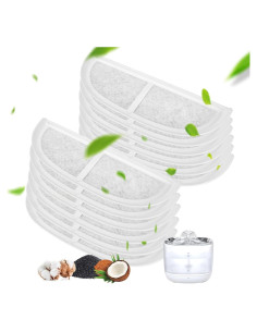 Filtros de Reemplazo para Fuente de Agua Gatos Daoxuan 12 Unidades