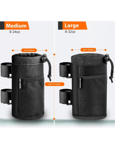 Soporte para Botellas Belinous Universal 24oz, Negro