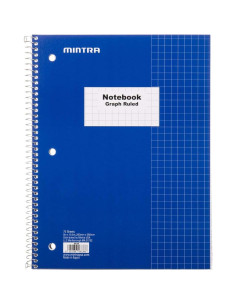 Cuadernos Espirales Mintra Office Cuadrícula 4x4 Paquete de 4 2