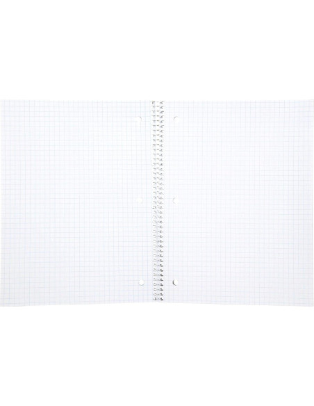 Cuadernos Espirales Mintra Office Cuadrícula 4x4 Paquete de 4