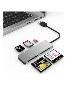 Lector de Tarjetas 5 en 1 Yeemie Pro USB-A 3.0 CFast XD SD TF