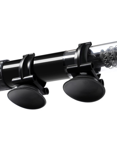 Paquete de 12 Ventosas AQUANEAT para Acuario con Clip Negro