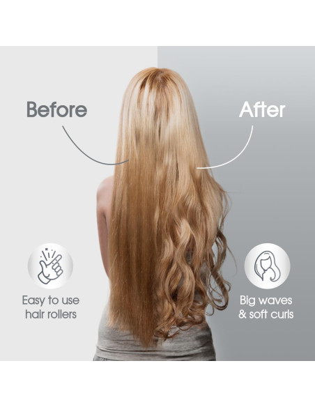 Juego de Rulos para Cabello xnicx 26 Piezas Cerámicos