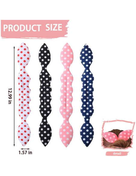 Hacedor de moño orejas de conejo Sisadodo 4Pcs para cabello
