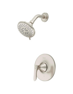 Kit de recubrimiento de ducha Pfister Weller, níquel cepillado, 1 mango
