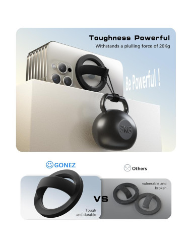 Agarre Magnético para Teléfono GONEZ Compatible con MagSafe