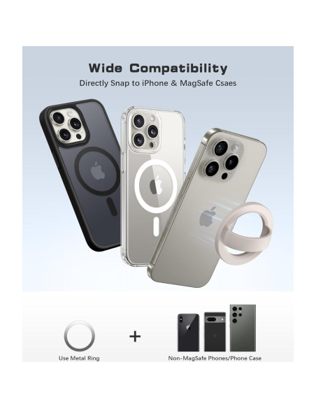 Agarre Magnético para Teléfono GONEZ Compatible con MagSafe