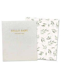 Libro de Recuerdos para Bebés Peachly Oliva - 60 Páginas