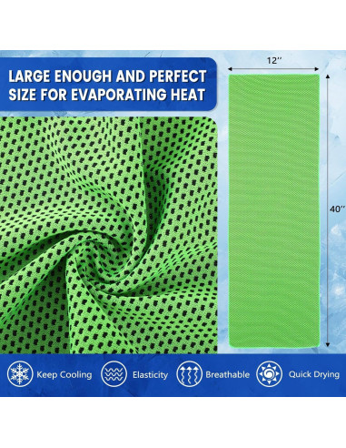 Toallas Enfriadoras Hosuly 50 Unidades 100x30 cm Verde