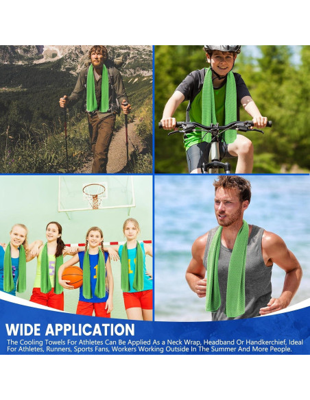 Toallas Enfriadoras Hosuly 50 Unidades 100x30 cm Verde