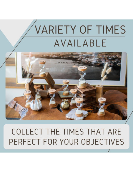 Reloj de Arena Chillkat 1 Minuto con Tapas de Madera