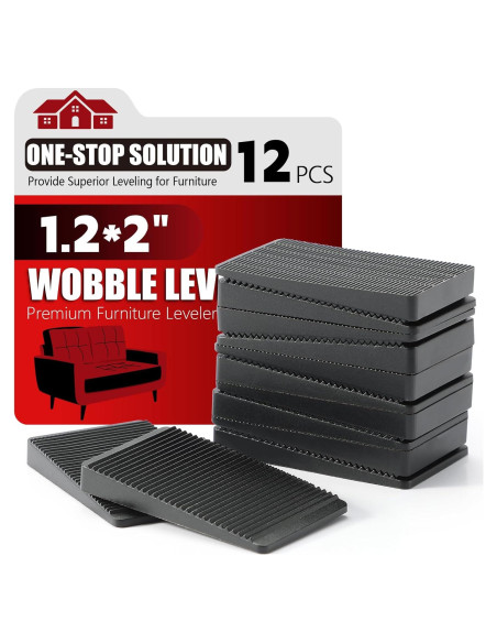 Kit de Niveladores de Muebles PROPA 12pcs Goma Antideslizante