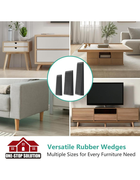 Kit de Niveladores de Muebles PROPA 12pcs Goma Antideslizante