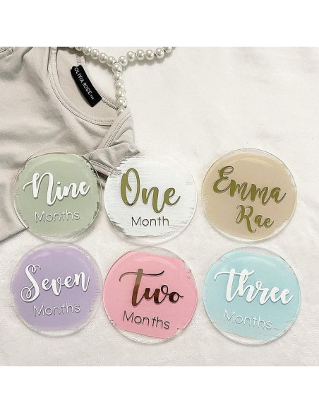 20 Círculos Acrílicos Transparentes 7.6 cm JINMURY para DIY