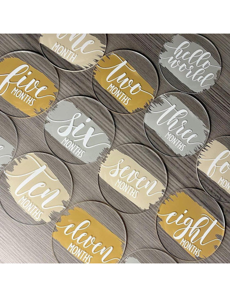 20 Círculos Acrílicos Transparentes 7.6 cm JINMURY para DIY