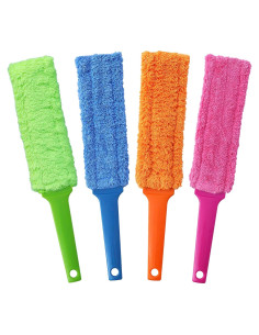 Paquete de 4 Plumeros de Microfibra BAIDOON 40.64 cm Reutilizables