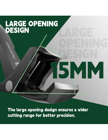 Cortauñas VANWIN para Uñas Gruesas con Mango Largo y Recogedor