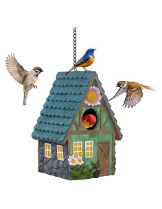 Casa de Aves de Resina Banllis 21x14.5x12.5cm para Exterior