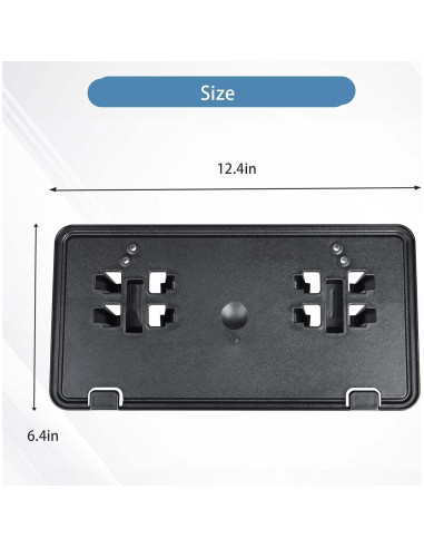 Soporte de Placa de Licencia Frontal OKPARZ para Ford F150 2018-2020