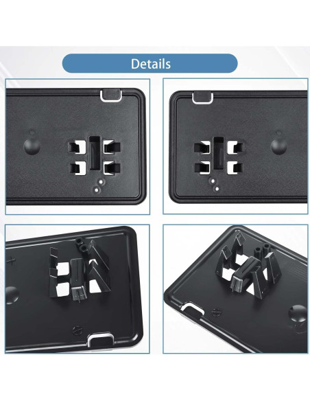 Soporte de Placa de Licencia Frontal OKPARZ para Ford F150 2018-2020