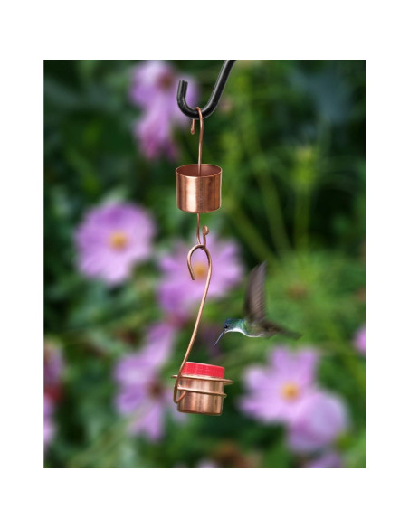 Alimentador de Colibríes Colgante de Cobre Monarch Abode - Paquete de 2
