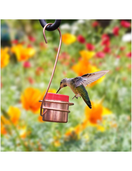 Alimentador de Colibríes Colgante de Cobre Monarch Abode - Paquete de 2